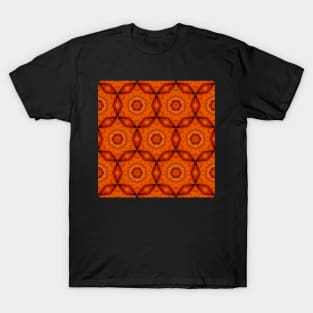 Orange Tiger Lily Pattern 2 T-Shirt